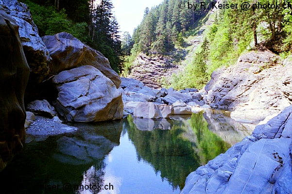 Viamala-Schlucht, Graubnden, Schweiz