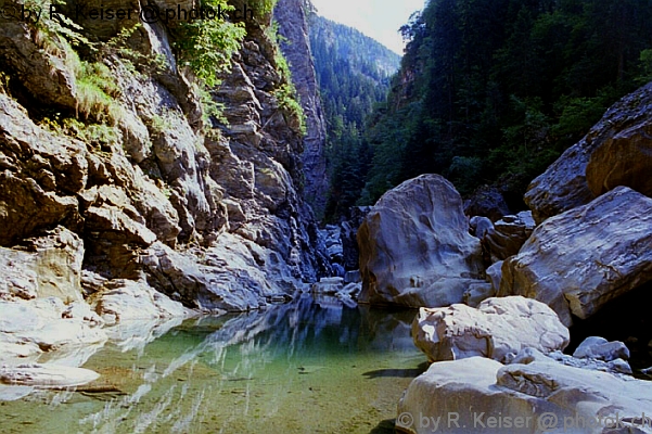 Viamala-Schlucht, Graubnden, Schweiz