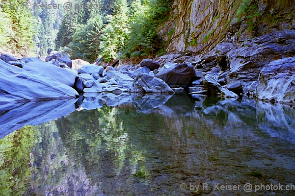 Viamala-Schlucht, Graubnden, Schweiz