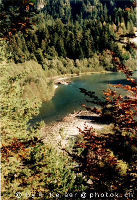 Rhein, Domat-Ems, Graubünden, Suisse