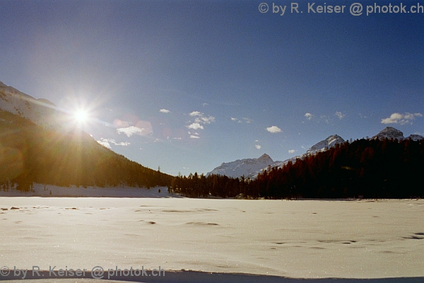 Stazersee, Graubnden, Schweiz